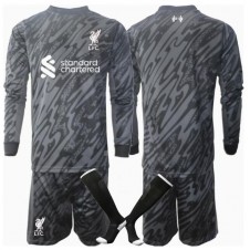Liverpool Målvakt Hemmaställ Barn 2024-25 Långa ärmar (+ Korta byxor)